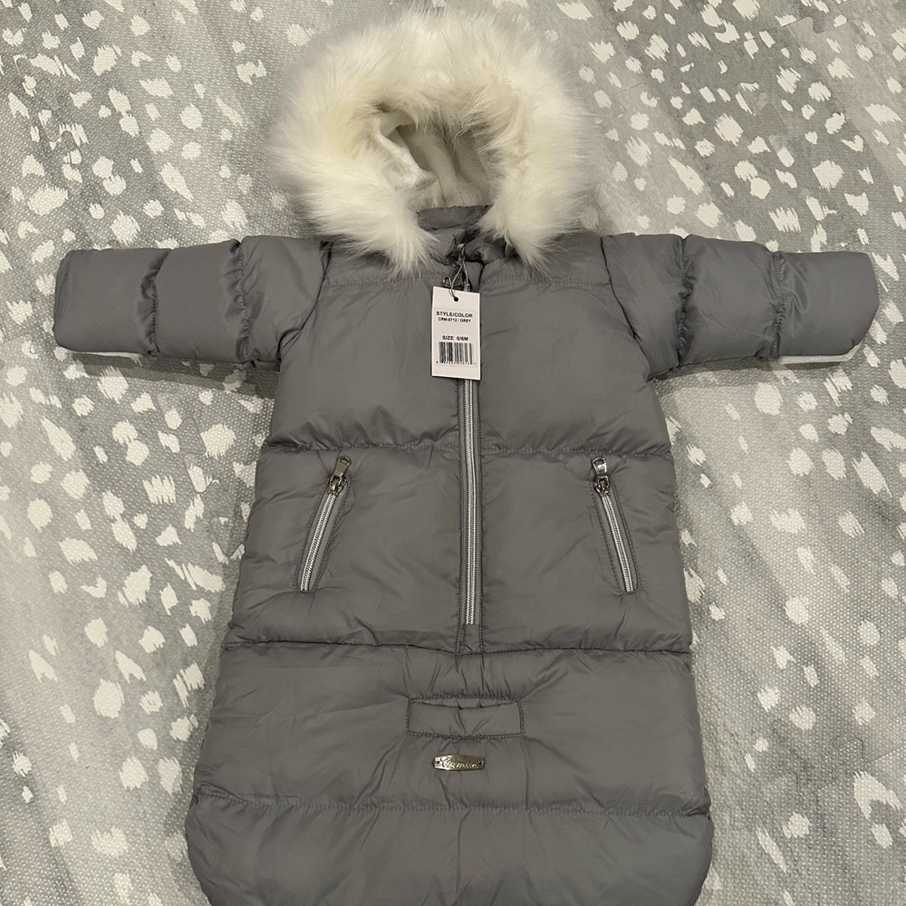 Baby puffer snow suit